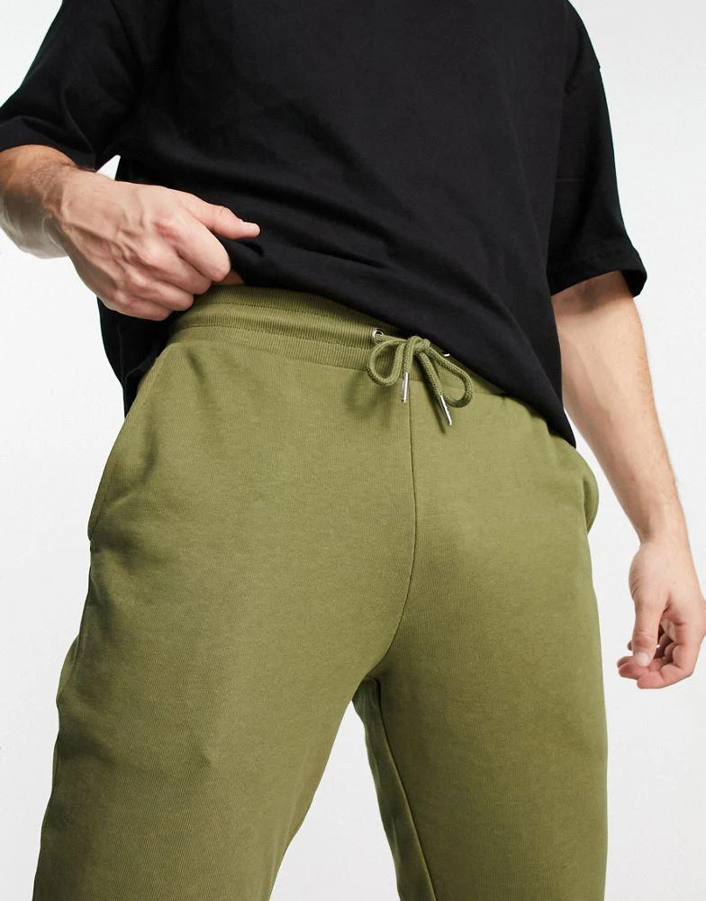 商品ASOS|ASOS DESIGN skinny joggers in green,价格¥178,第3张图片详细描述