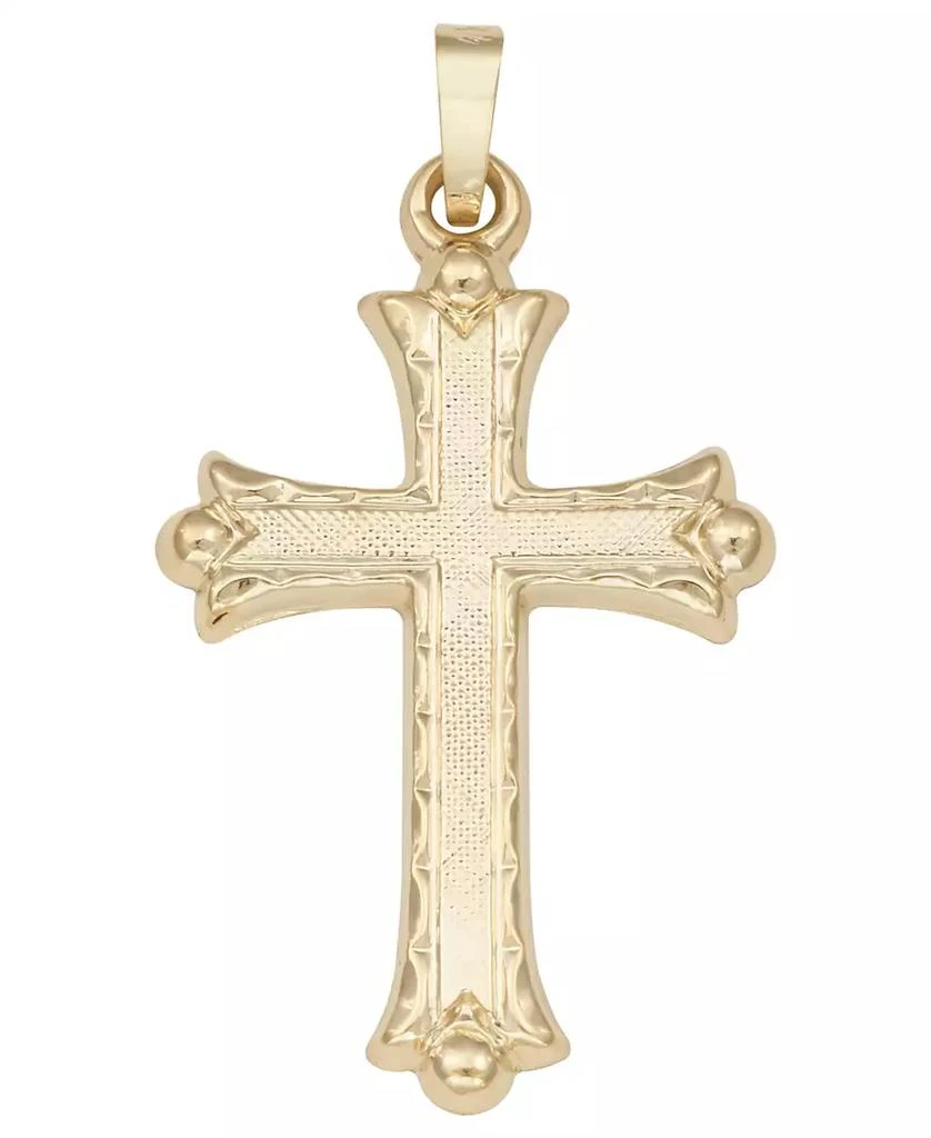 商品Macy's|Cross Pendant in 14k Yellow Gold,价格¥1340,第1张图片