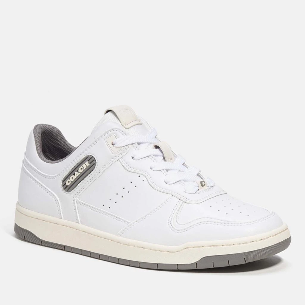 商品Coach|Coach Women's C201 Basket Leather Trainers,价格¥2209,第3张图片详细描述