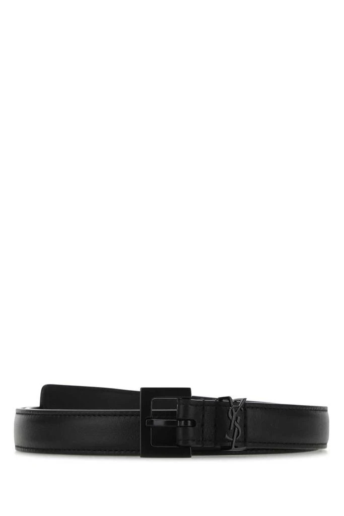 商品Yves Saint Laurent|Saint Laurent Monogram Thin Buckle Belt,价格¥2472,第1张图片