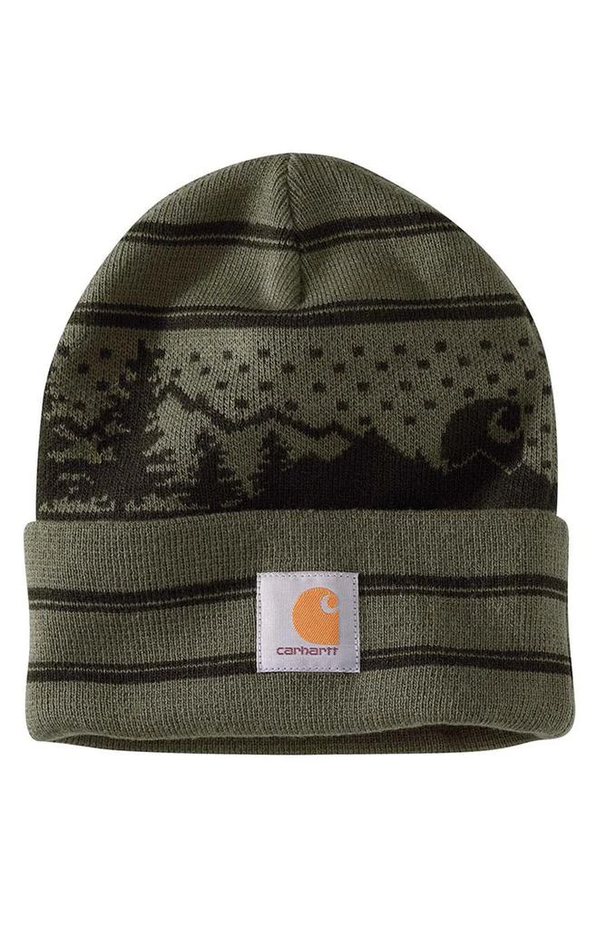 商品Carhartt|(105450) Knit Outdoor Beanie - Basil,价格¥137,第1张图片