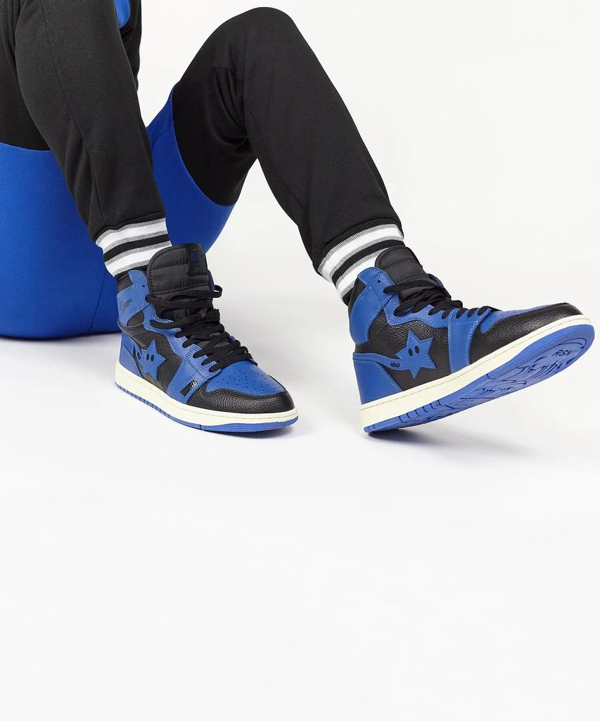 商品Reason Clothing|Shooting Stars Real Leather Sneakers,价格¥373,第2张图片详细描述