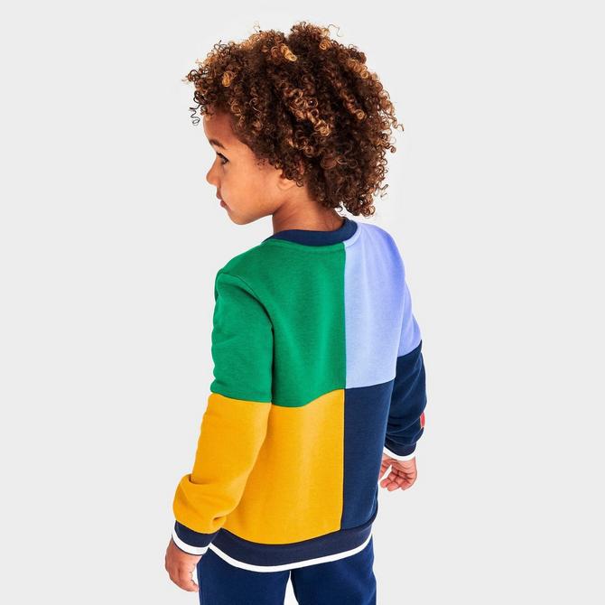 Kids' Toddler Nike Amplify Fleece Crewneck Sweatshirt商品第4张图片规格展示