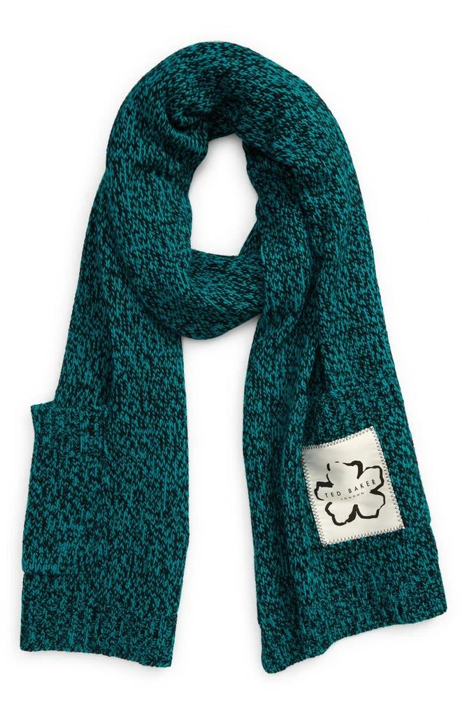 商品Ted Baker London|Iduna Mélange Pocket Detail Scarf,价格¥379,第1张图片