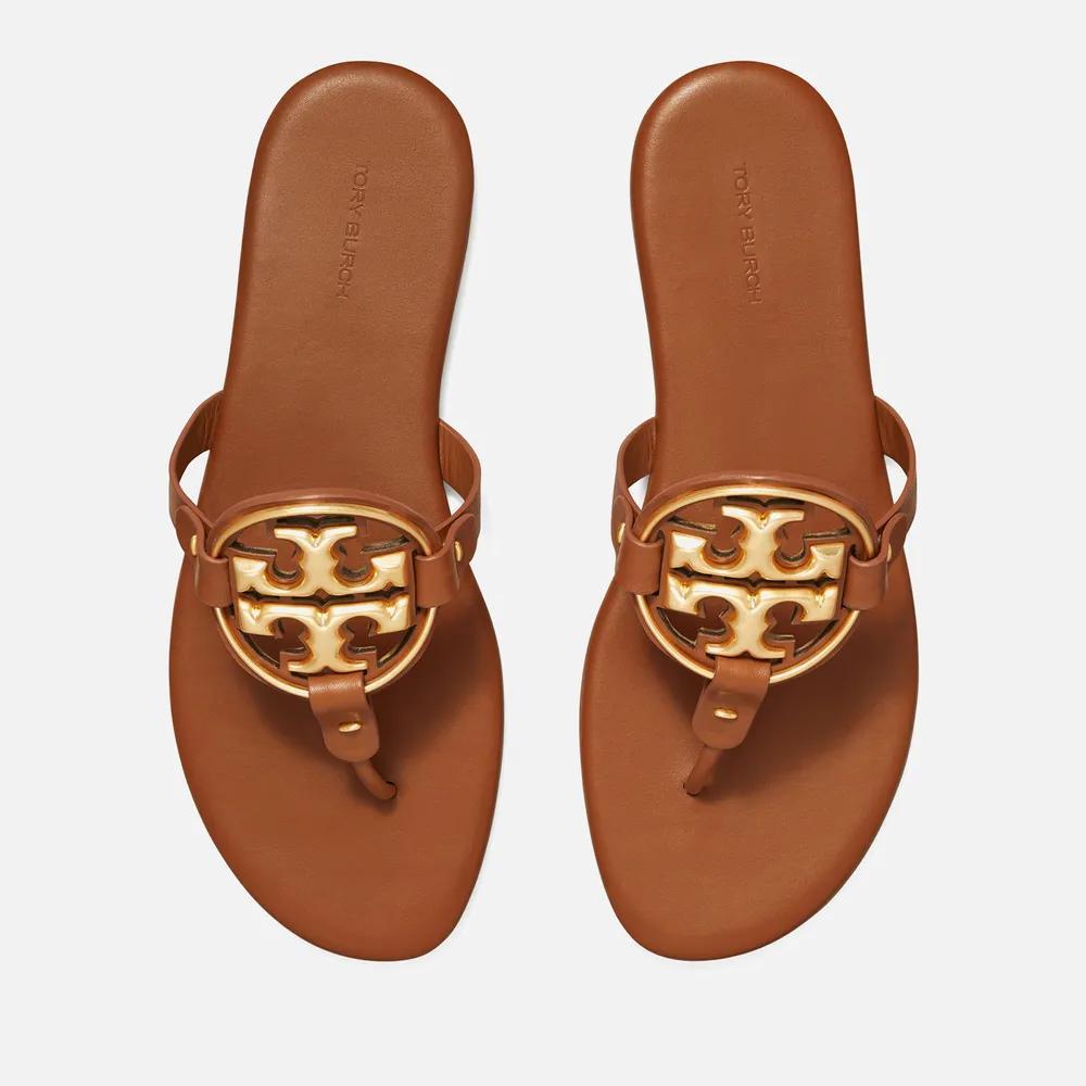 商品Tory Burch|Tory Burch Women's Metal Miller Soft Toe Post Sandals,价格¥2530,第6张图片详细描述