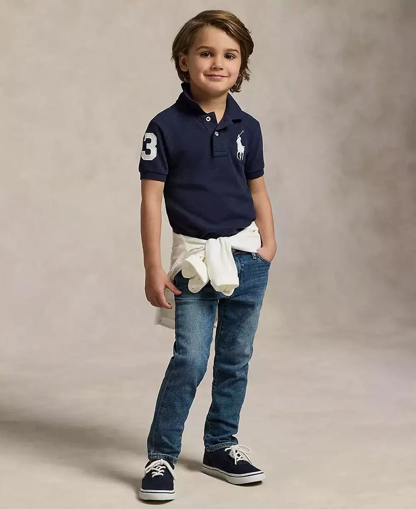 商品Ralph Lauren|Toddler and Little Boys Big Pony Cotton Mesh Polo,价格¥418,第5张图片详细描述