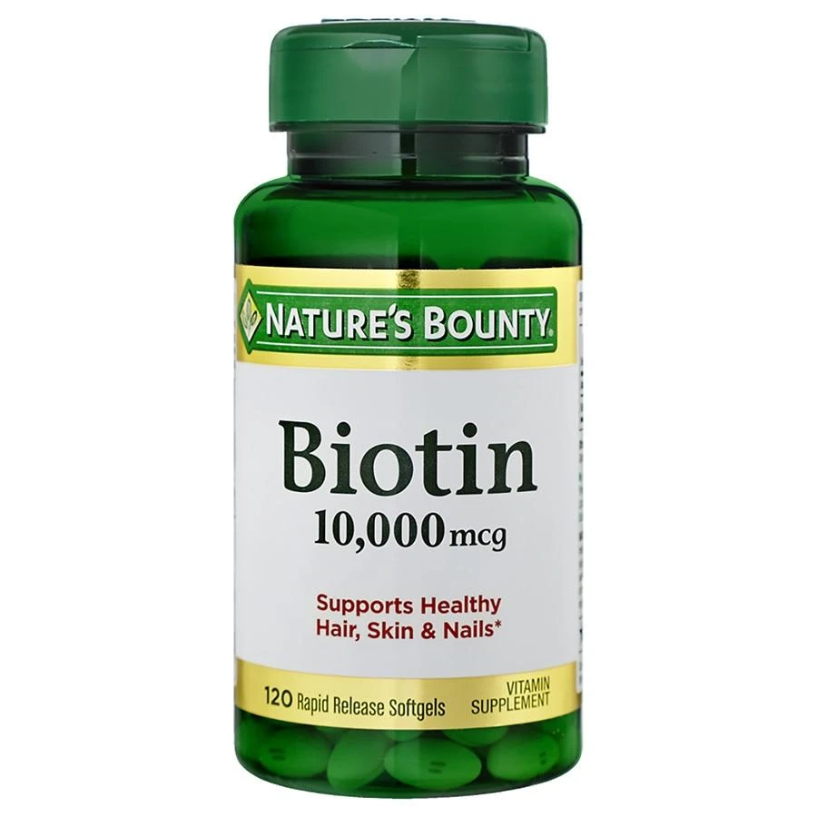 商品Nature's Bounty| Biotin生物素胶囊 10,000mcg,价格¥184,第1张图片