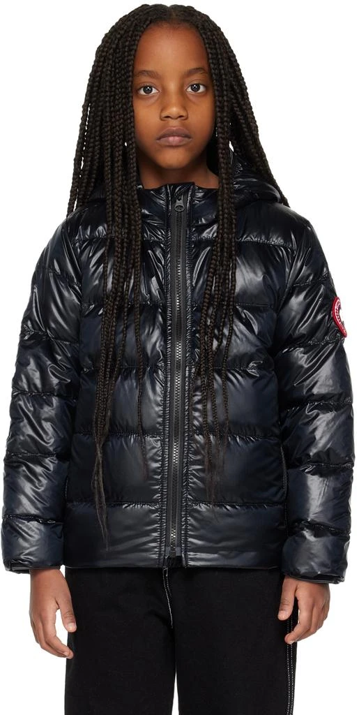 商品Canada Goose|Kids Black Crofton Hoody Jacket,价格¥4332,第1张图片