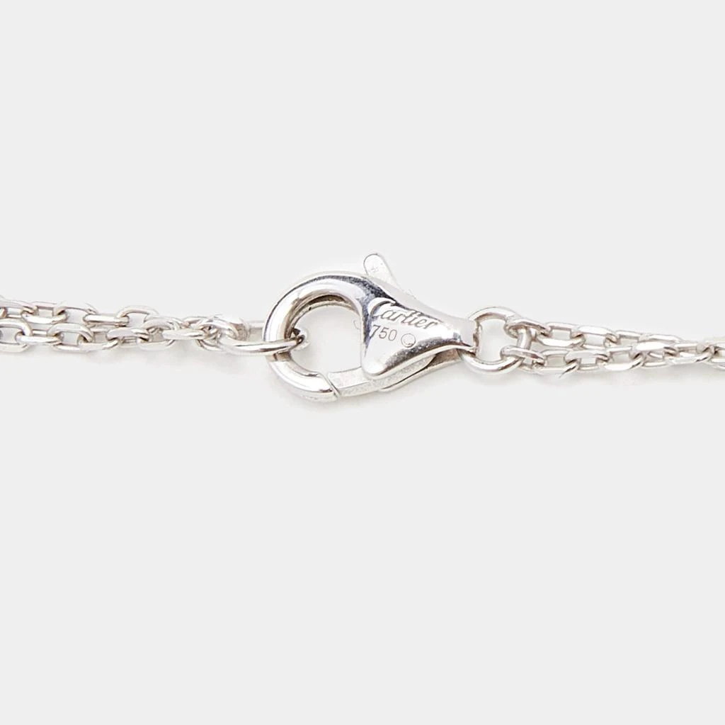 Cartier Love Diamonds 18k Two Tone Gold 3 Loop Double Chain Necklace 商品