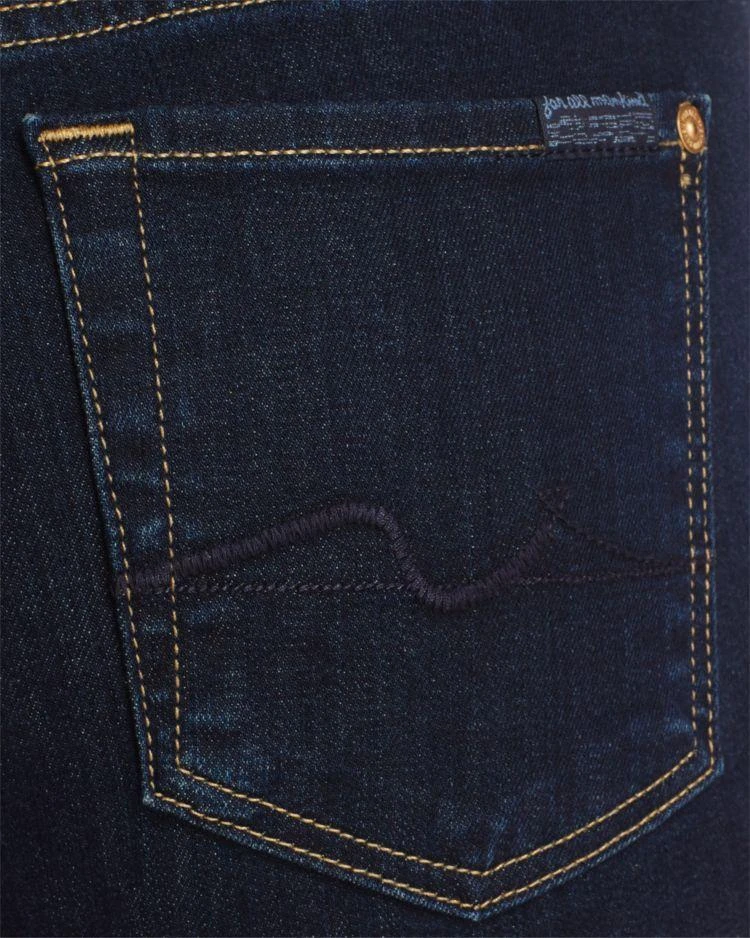 商品7 For All Mankind|Kimmie Straight Jeans in Dark Dusk Indigo,价格¥521,第4张图片详细描述