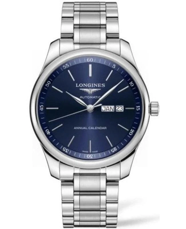 商品Longines|Longines Master Collection Automatic 42mm Blue Dial Stainless Steel Men's Watch L2.920.4.92.6,价格¥15746,第1张图片