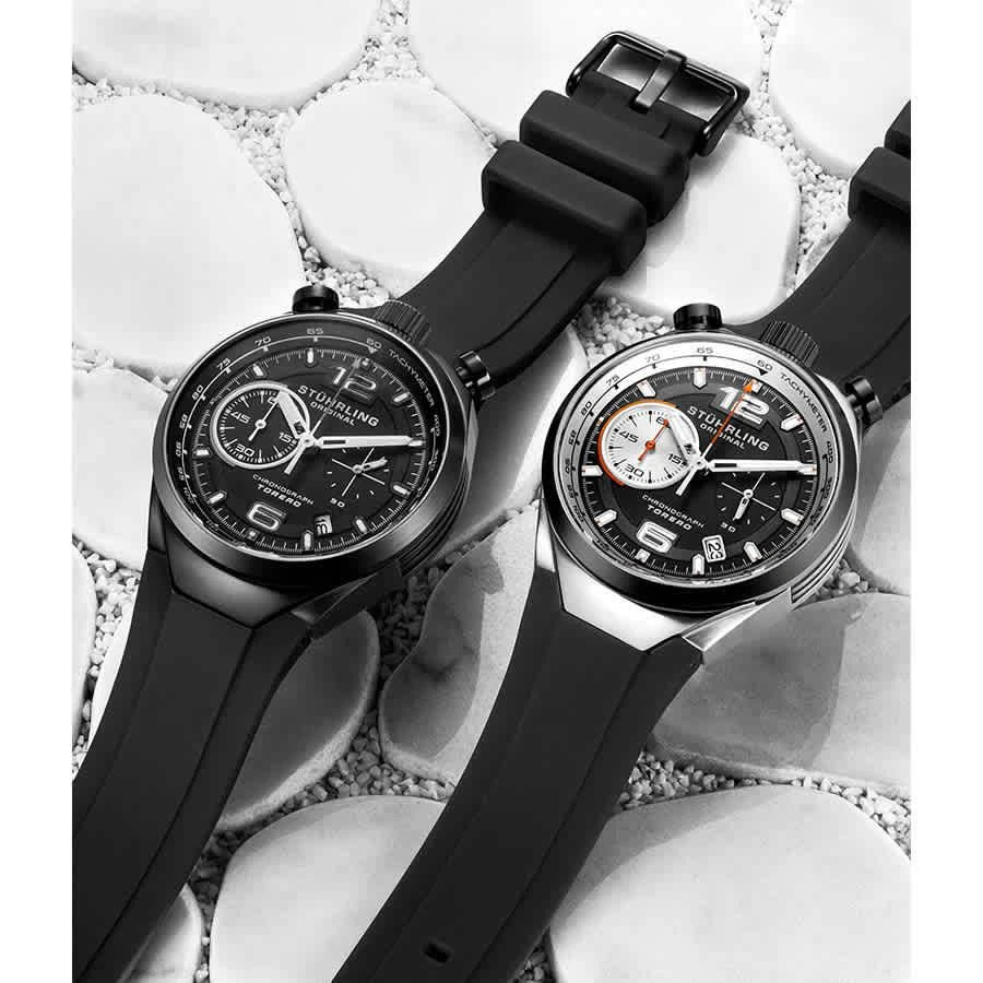 商品Stuhrling Original|Monaco Quartz Black Dial Men's Watch M13539,价格¥1859,第3张图片详细描述