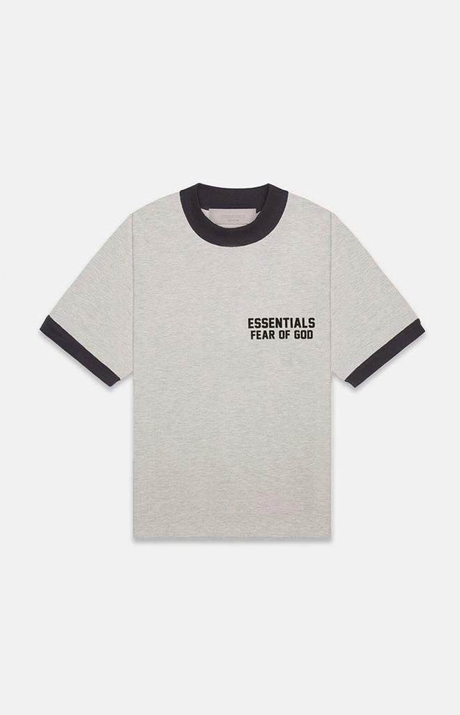 商品Essentials|Dark Oatmeal Ringer T-Shirt,价格¥124,第1张图片