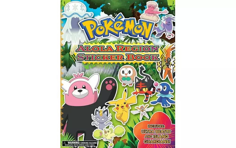 商品Barnes & Noble|Pokemon Alola Region Sticker Book by The Pokemon Company International,价格¥111,第1张图片