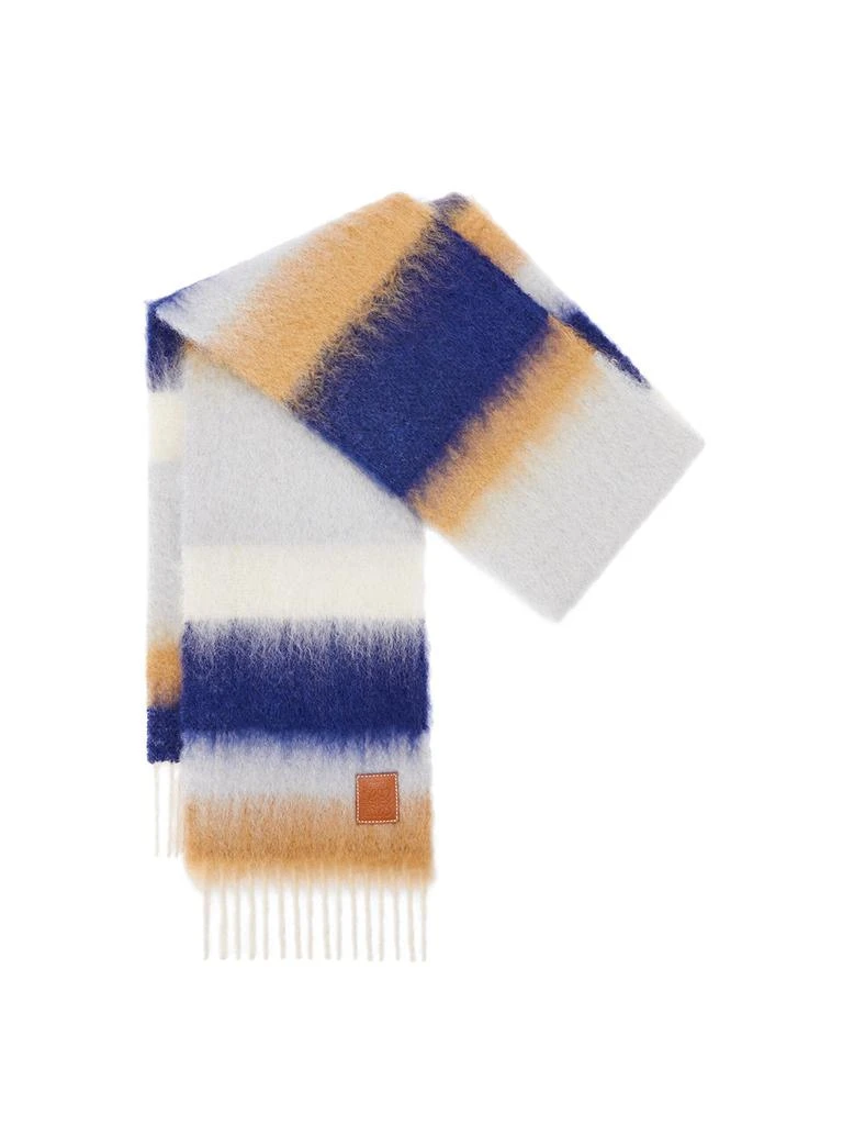 商品Loewe|Mohair Stripe Scarf,价格¥2035,第4张图片详细描述