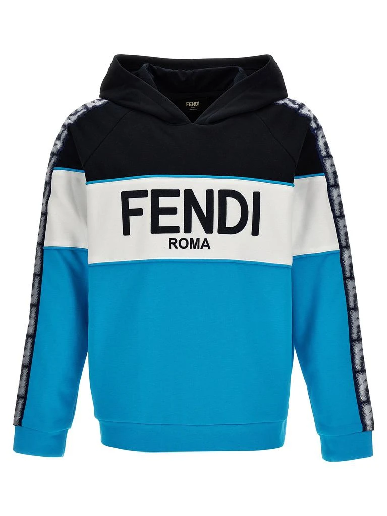 商品Fendi|Logo Hoodie Sweatshirt Multicolor,价格¥6168,第1张图片