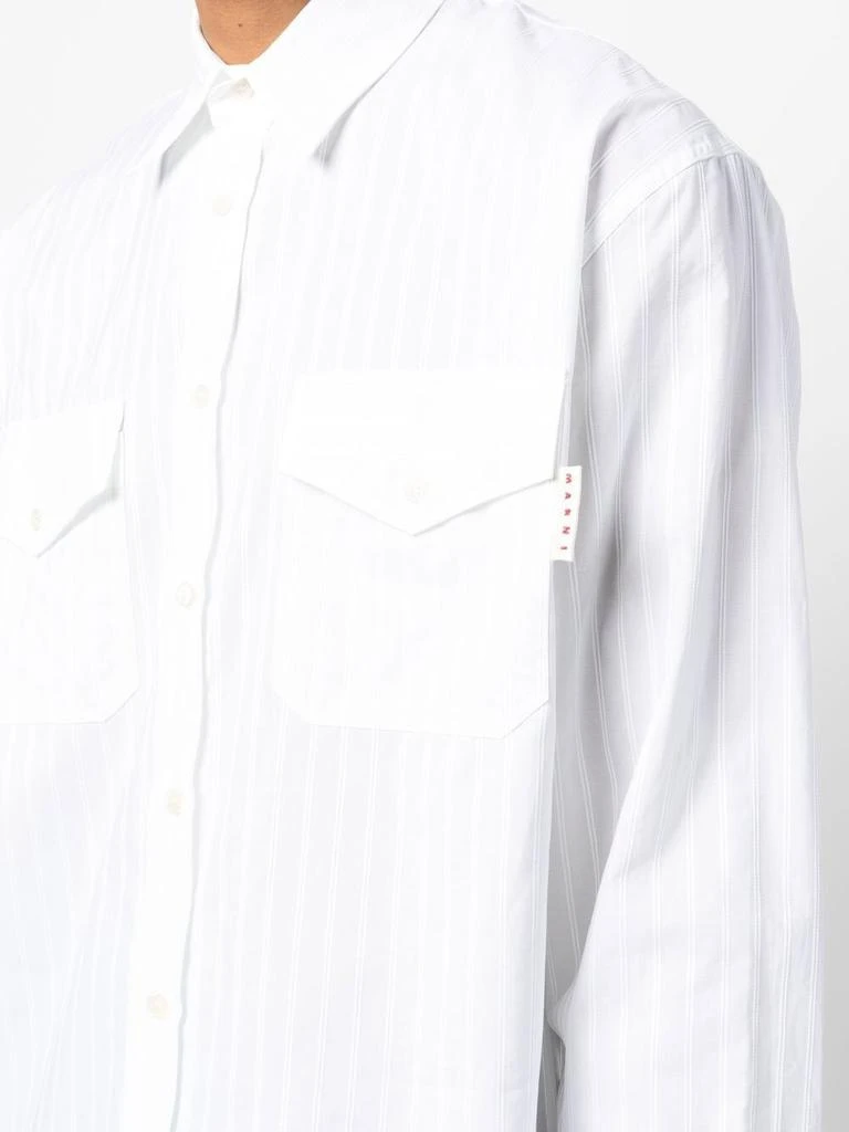 商品Marni|Embroidered striped shirt,价格¥1977,第5张图片详细描述