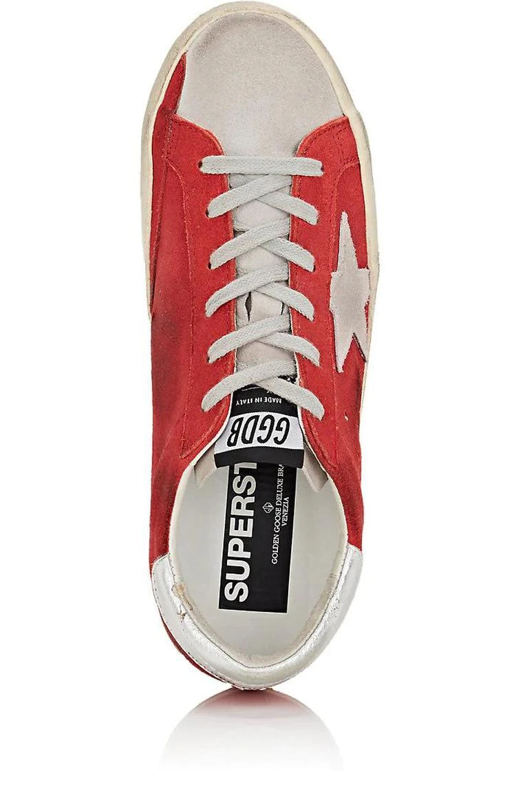 商品Golden Goose|Women's Superstar Suede Sneakers,价格¥1926,第4张图片详细描述