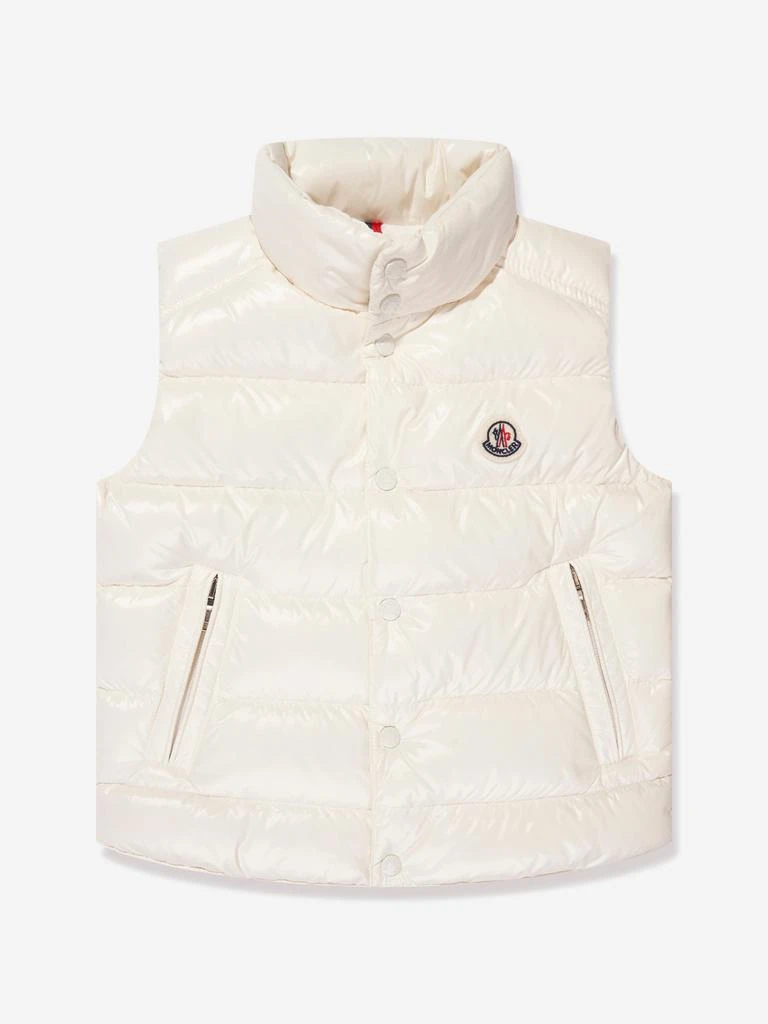 商品Moncler|Moncler Enfant Boys Down Padded Tib Gilet in White,价格¥3441,第1张图片