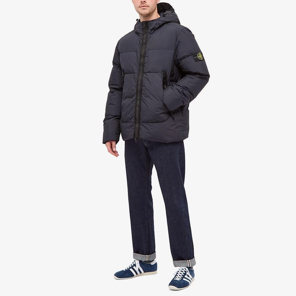 Stone Island Garment Dyed Crinkle Reps Hooded Down Jacket 商品