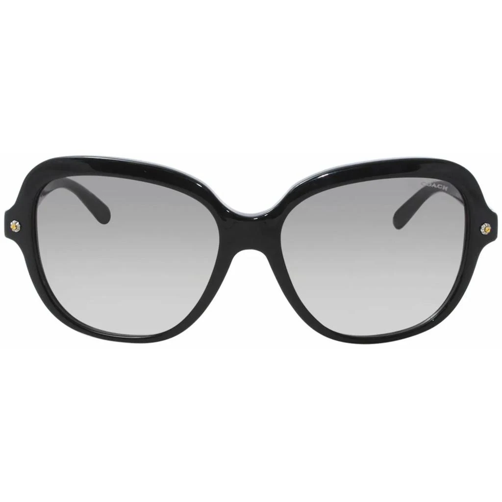 商品Coach|Coach Women's Sunglasses - Black Plastic Frame Grey Shaded Lens | 0HC8192 54201156,价格¥558,第2张图片详细描述