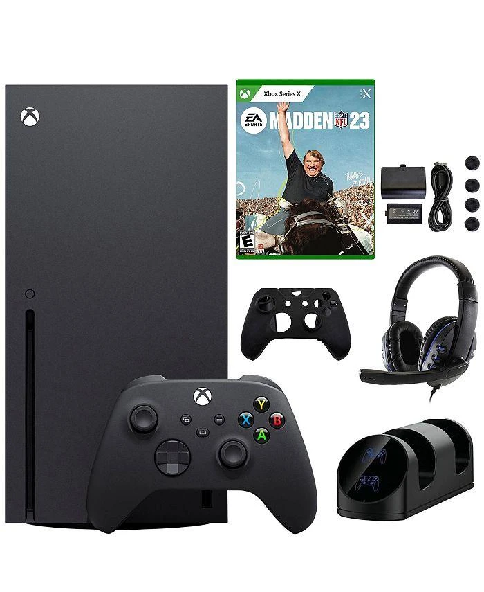 商品Microsoft|Xbox Series X 1TB Console with Madden 23 Game and Accessories Kit,价格¥5979,第1张图片