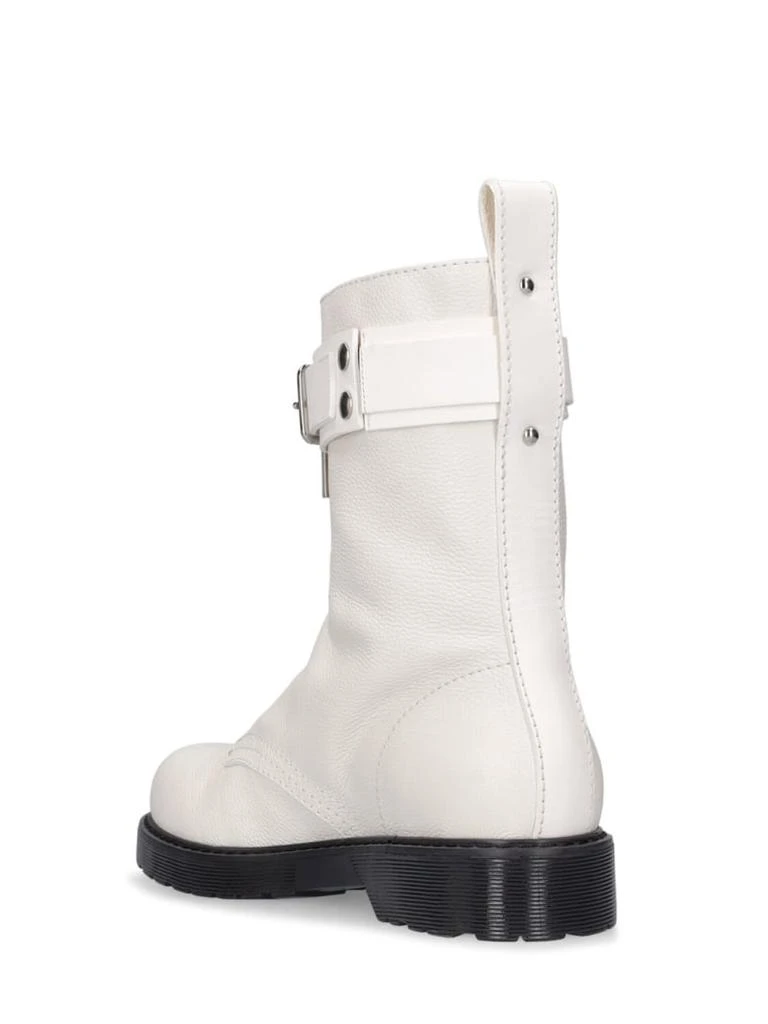 商品JW Anderson|25毫米Punk Combat皮革及踝靴,价格¥3217,第4张图片详细描述