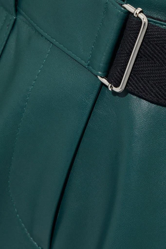 商品ROSETTA GETTY|Belted leather tapered pants,价格¥4291,第2张图片详细描述
