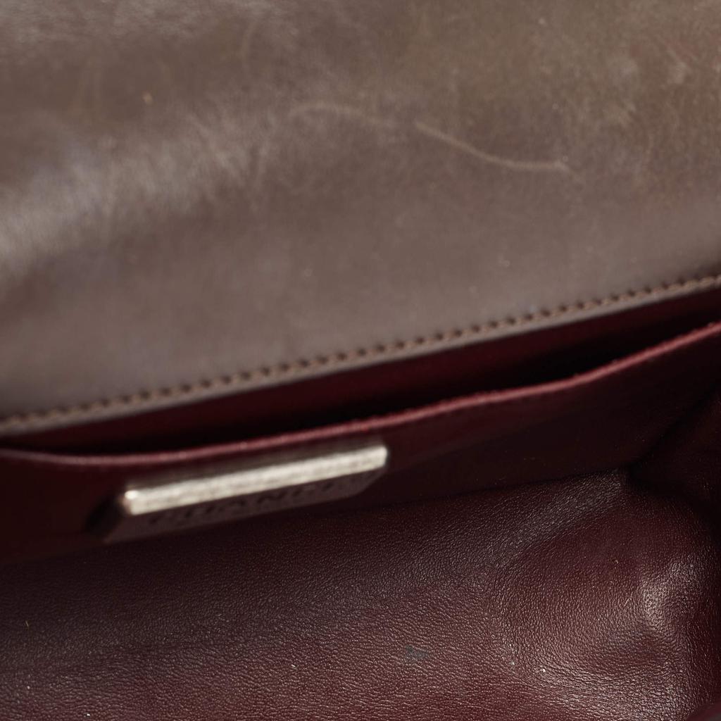 Chanel Brown Leather and Calfhair Medium Boy Flap Bag商品第7张图片规格展示