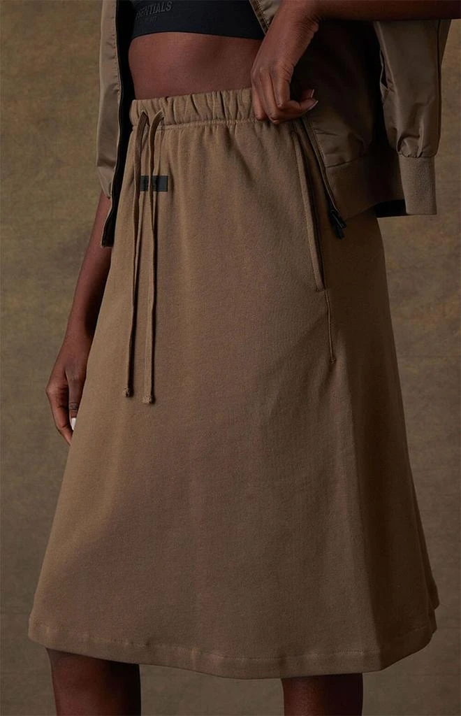 商品Essentials|Women's Wood Midi Skirt,价格¥246,第5张图片详细描述