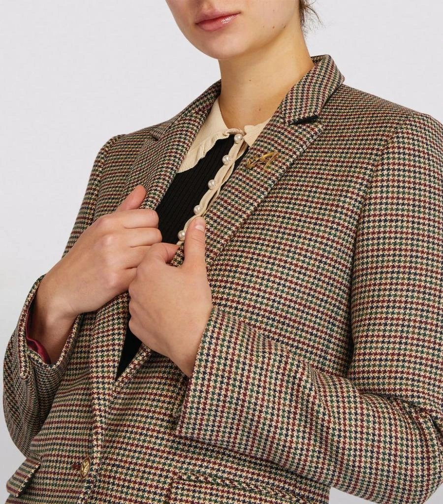 Houndstooth Single-Breasted Blazer 商品
