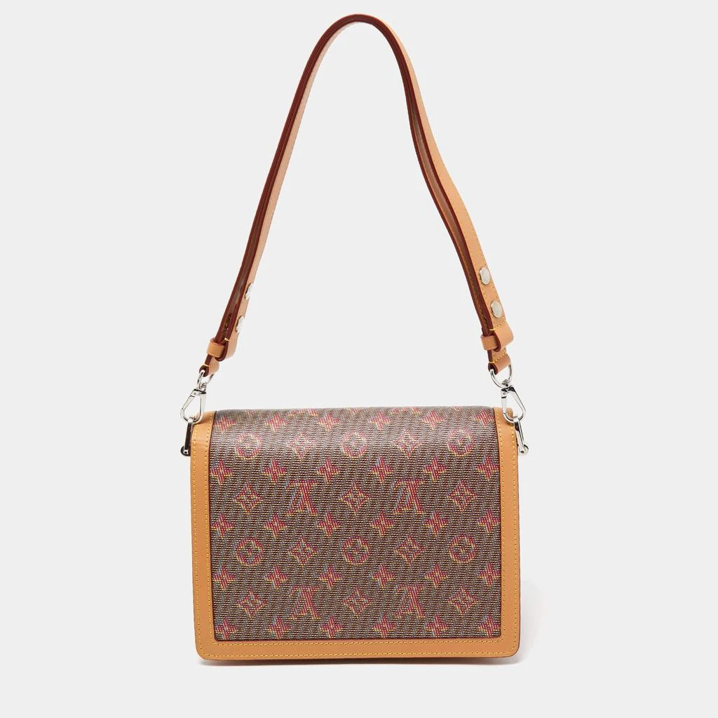 商品[二手商品] Louis Vuitton|Louis Vuitton Rose Monogram LV Pop Canvas Dauphine MM Bag,价格¥12287,第4张图片详细描述