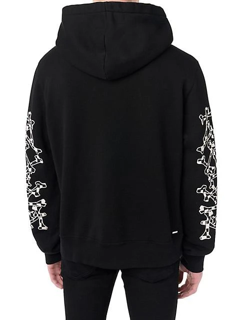 商品AMIRI|Wes Lang x Amiri Checkered Bones Hoodie,价格¥5171,第3张图片详细描述