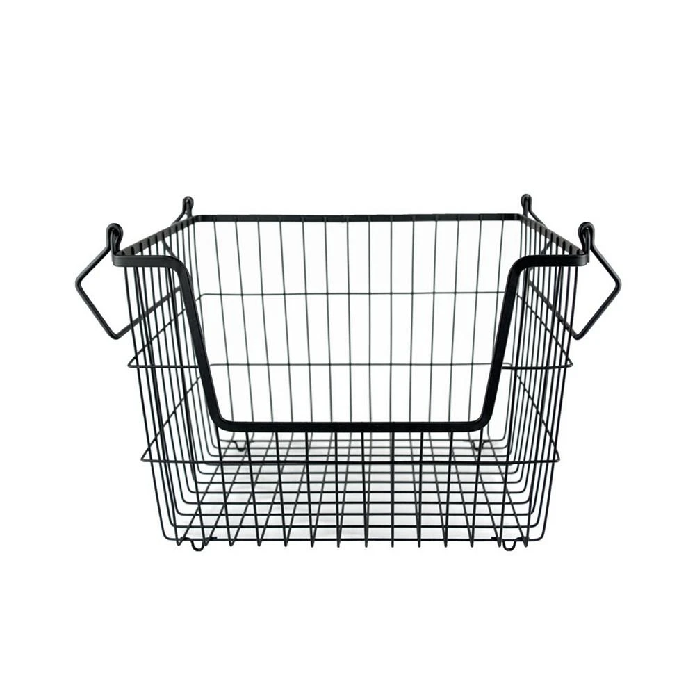 商品Design Imports|Metal Basket Rectangle Medium,价格¥215,第1张图片