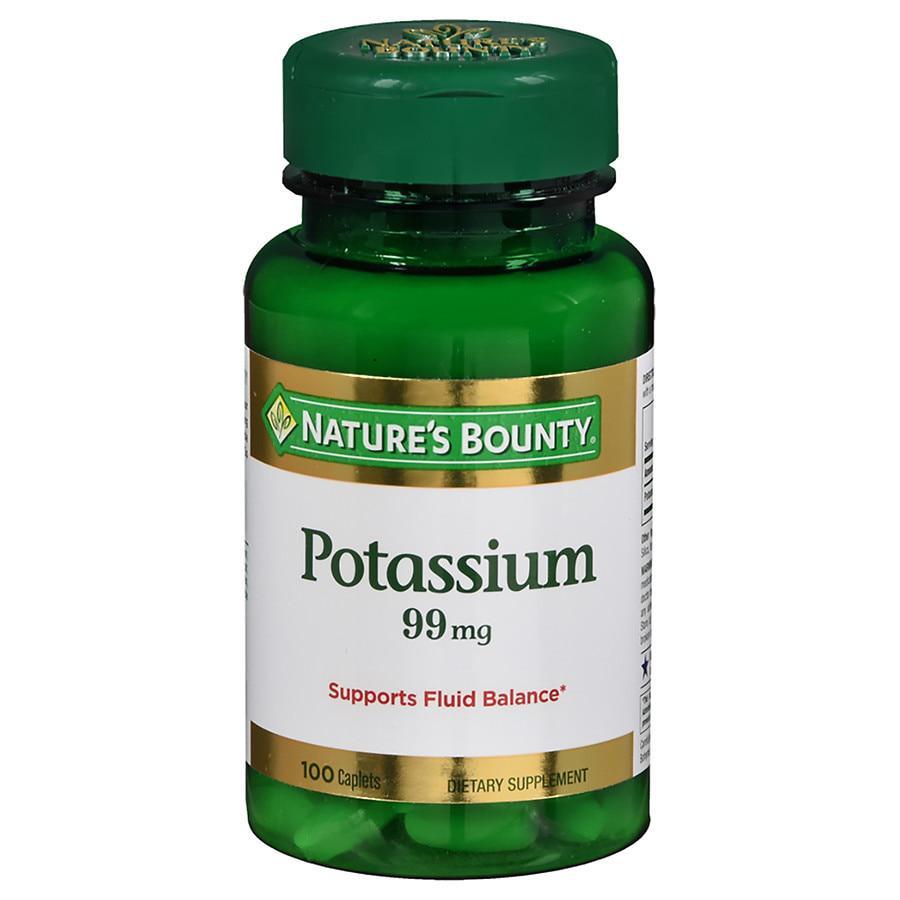商品Nature's Bounty|Potassium Gluconate 99mg, Caplets,价格¥53,第1张图片