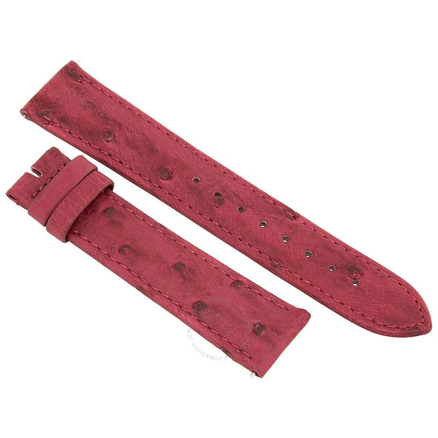 商品Hadley Roma|20 MM Matte Bougainvillea Ostrich Leather Strap,价格¥224,第1张图片