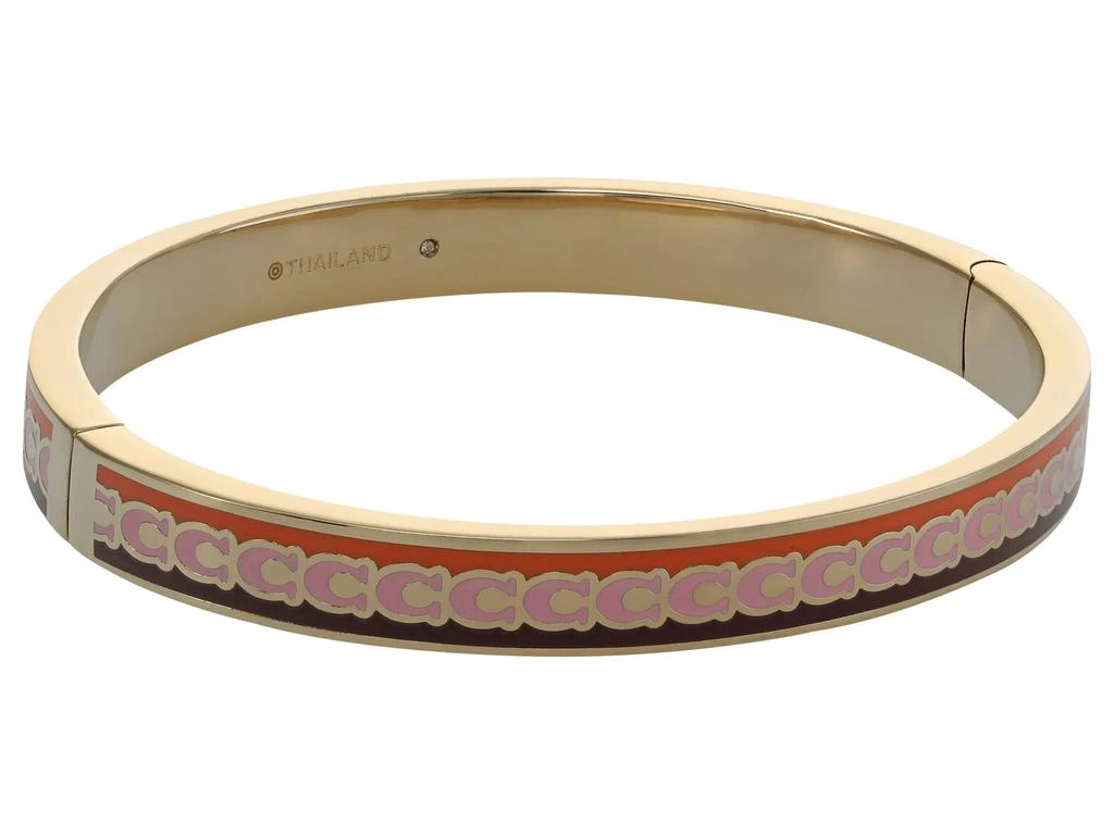 商品Coach|Enamel Thin Bangle Bracelet,价格¥711,第1张图片