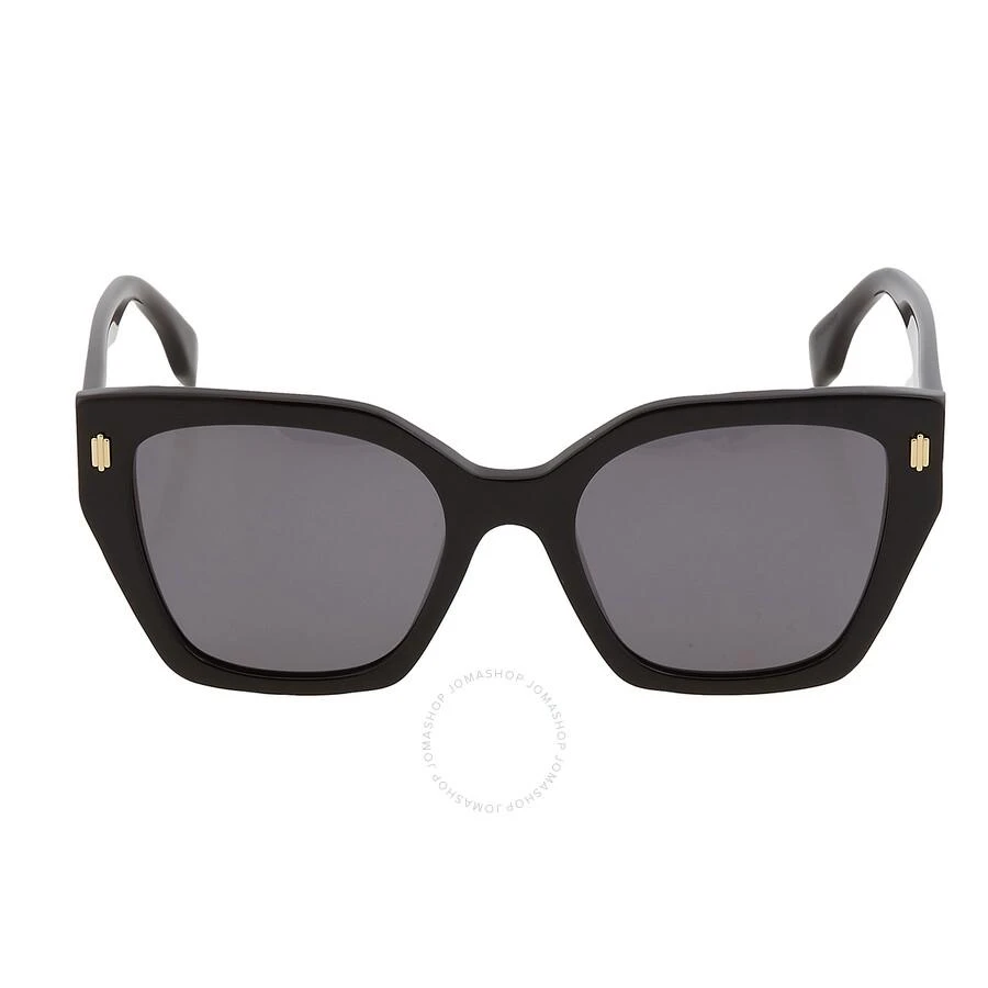 商品Fendi|Polarized Smoke Cat Eye Ladies Sunglasses FE40070I 01D 54,价格¥1755,第1张图片