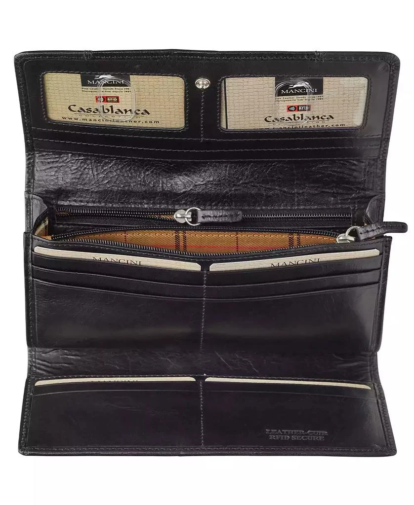 Casablanca Collection RFID Secure Ladies Trifold Wallet 商品