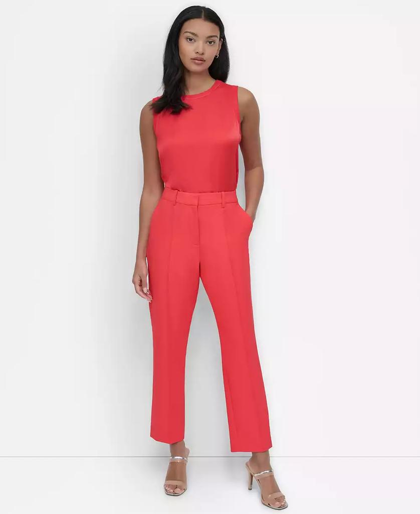 DKNY JEANS オールインワン レッド DKNY Petite Front Seam Flare-Leg Pants - Leggings - BeyondStyle