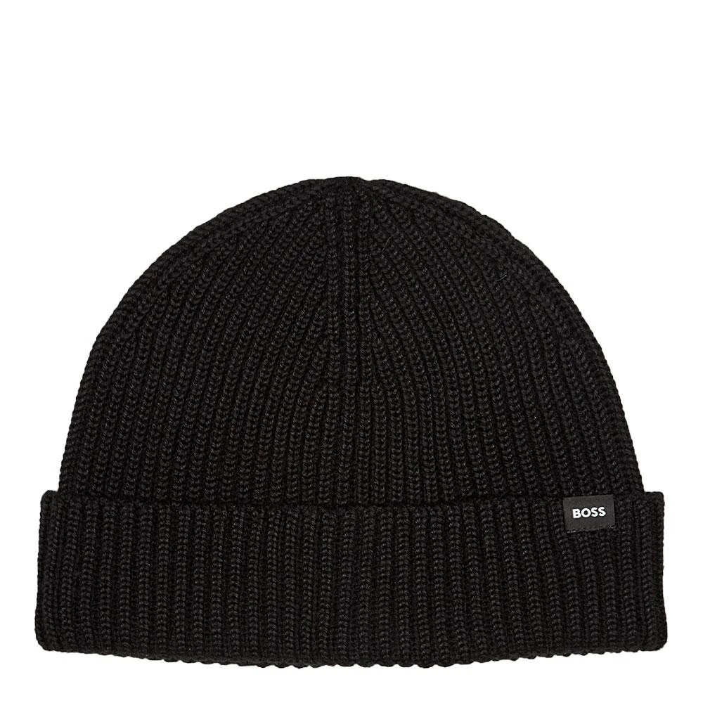 商品Hugo Boss|BOSS Pedro Beanie - Black,价格¥481,第1张图片