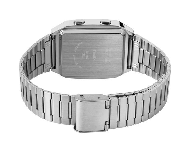 Q Timex Reissue Digital LCA 32.5mm Stainless Steel Bracelet Watch商品第4张图片规格展示