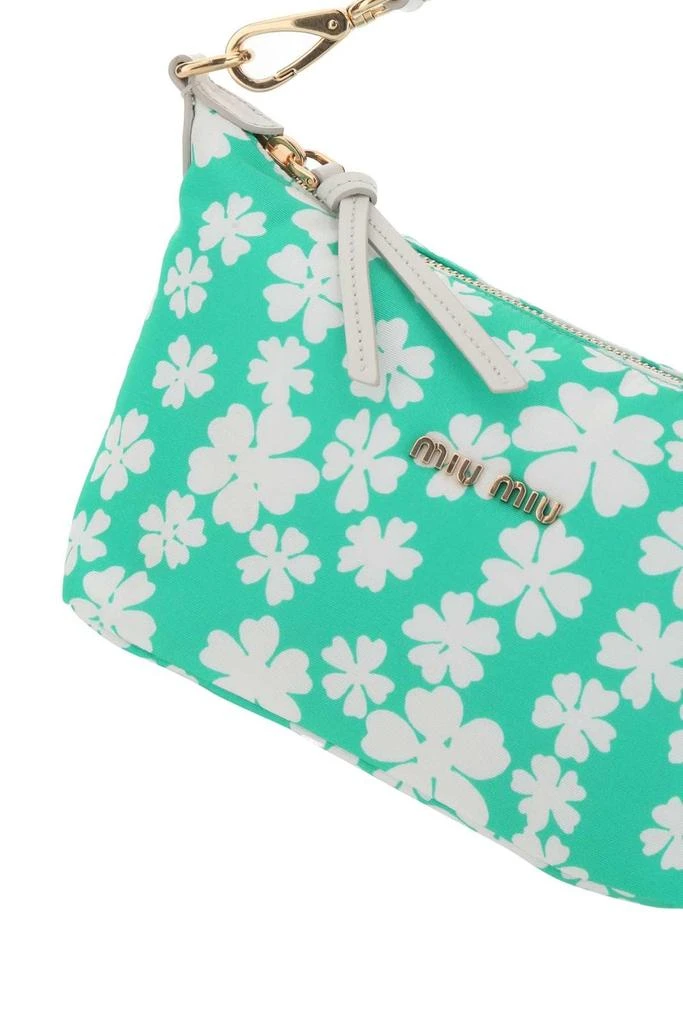 商品Miu Miu|Miu Miu Floral Printed Hobo Bag,价格¥3213,第4张图片详细描述