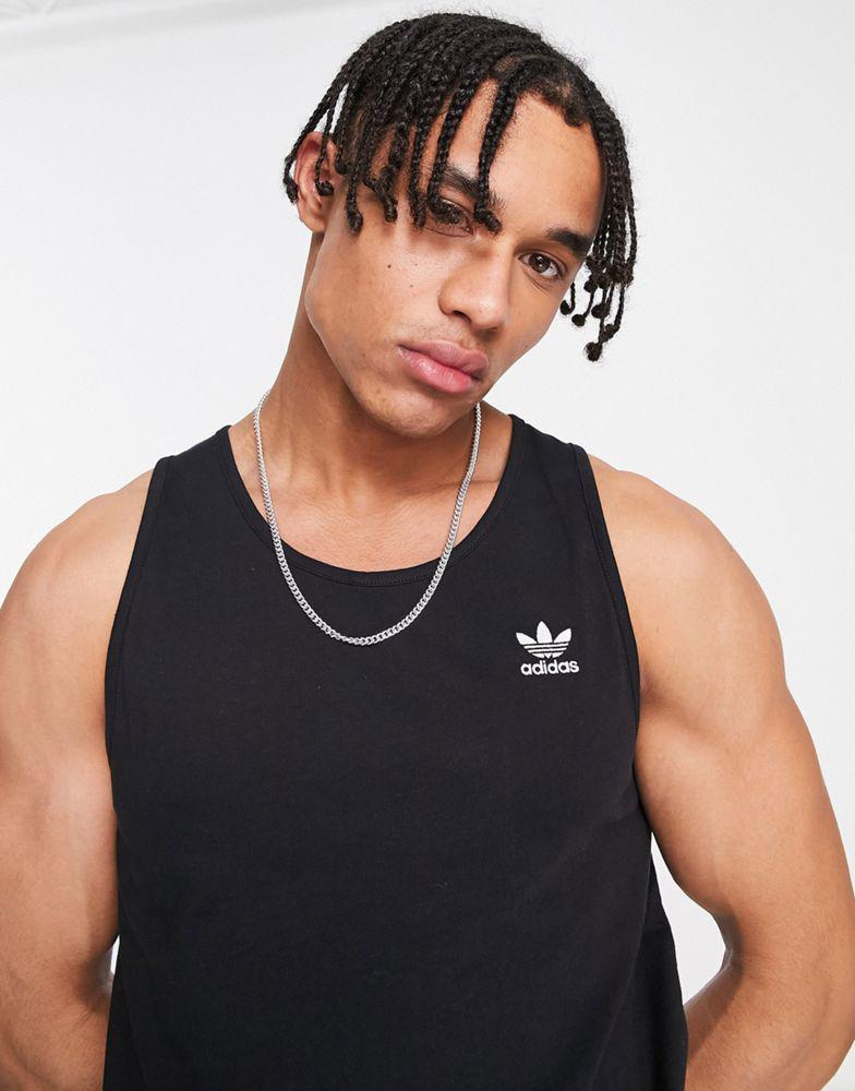 adidas Originals Essentials tank top in black商品第3张图片规格展示