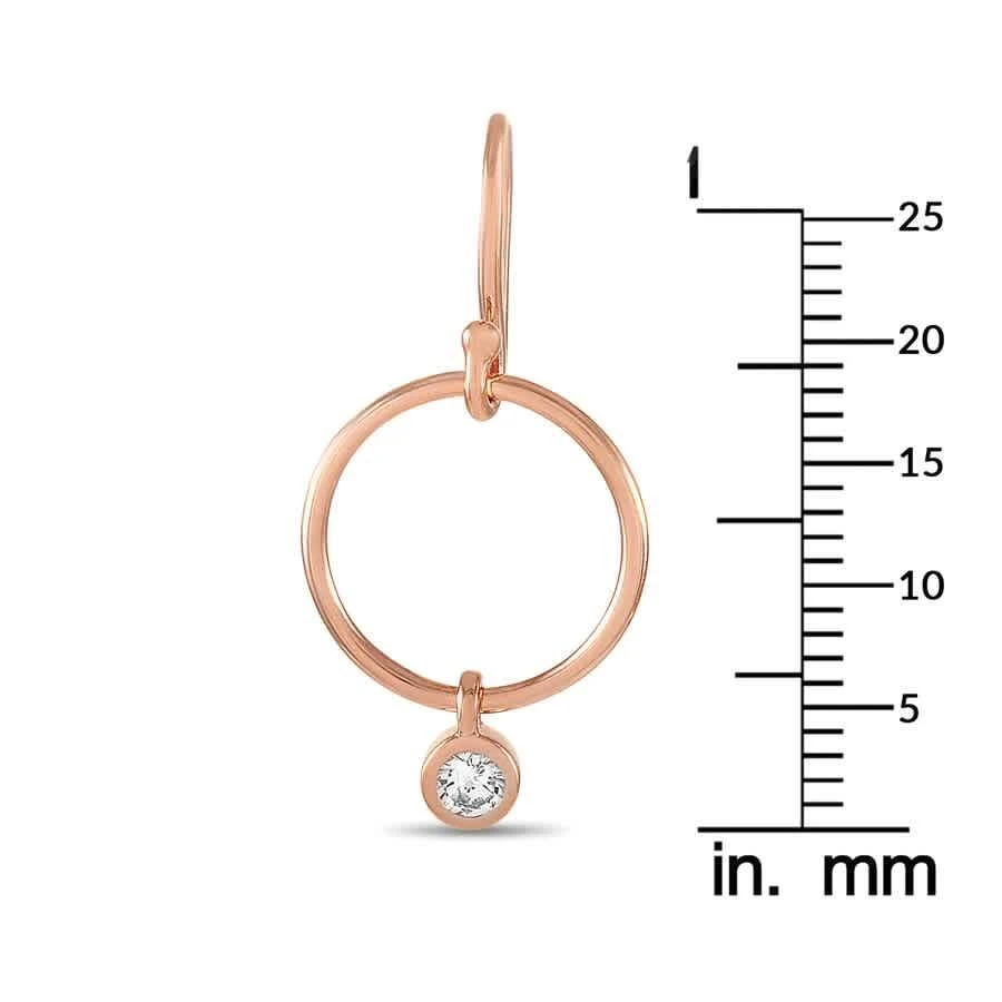 商品LB Exclusive|14K Rose Gold 0.32 ct Diamond Earrings,价格¥3973,第3张图片详细描述