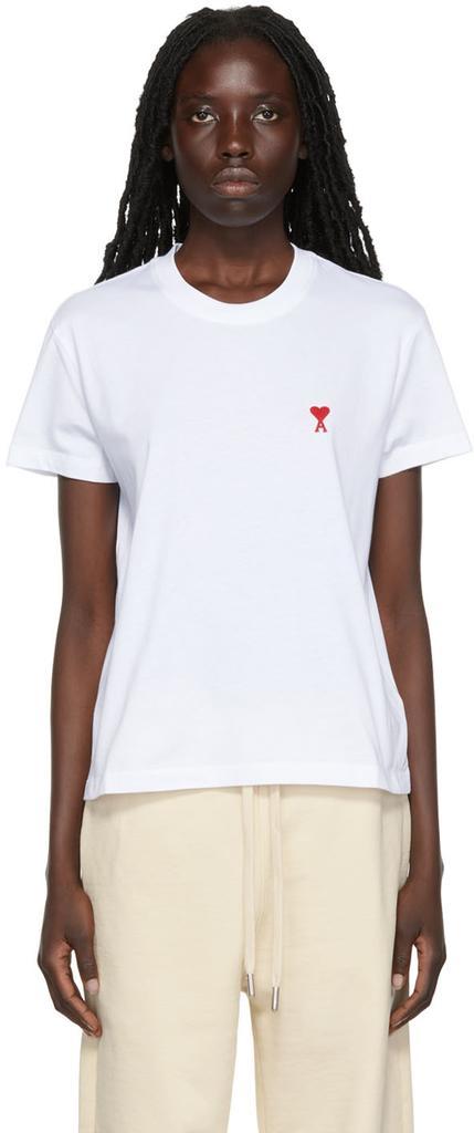 商品AMI|White Ami de Cœur T-Shirt,价格¥390详情, 第3张图片描述