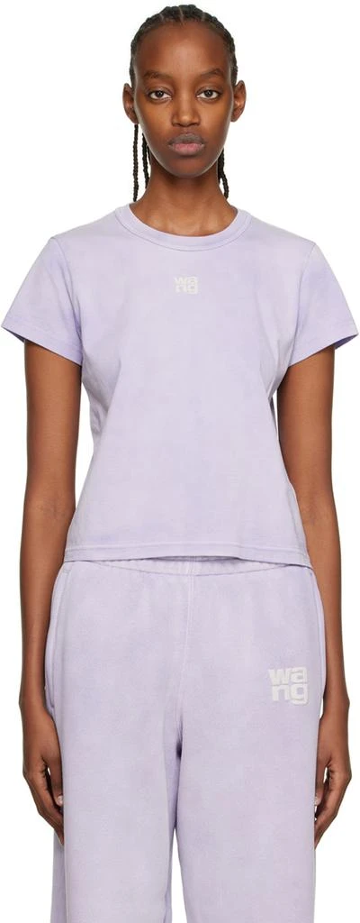 商品Alexander Wang|Purple Puff Shrunken T-Shirt,价格¥810,第1张图片