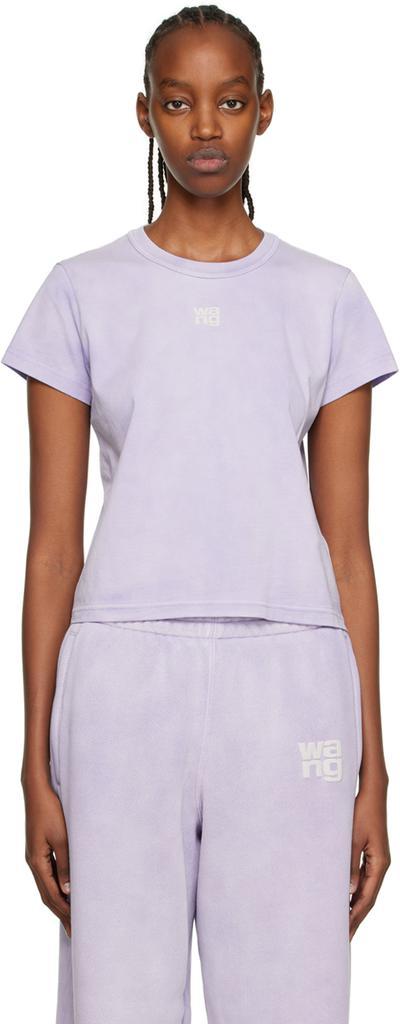 商品Alexander Wang|Purple Puff Shrunken T-Shirt,价格¥552,第1张图片