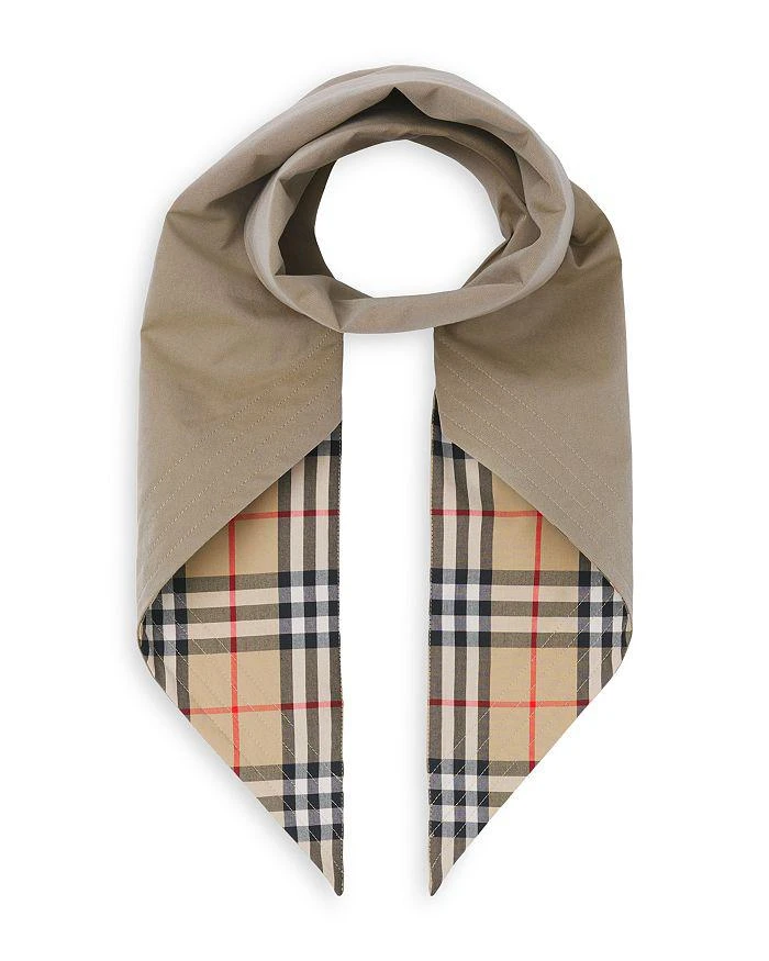 商品Burberry|Reversible Check Cotton Bandana,价格¥4427,第1张图片