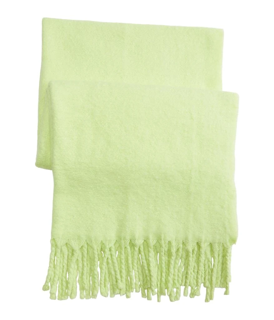 商品Madewell|Textured Solid with Contrasting Fringe Scarf,价格¥414,第2张图片详细描述